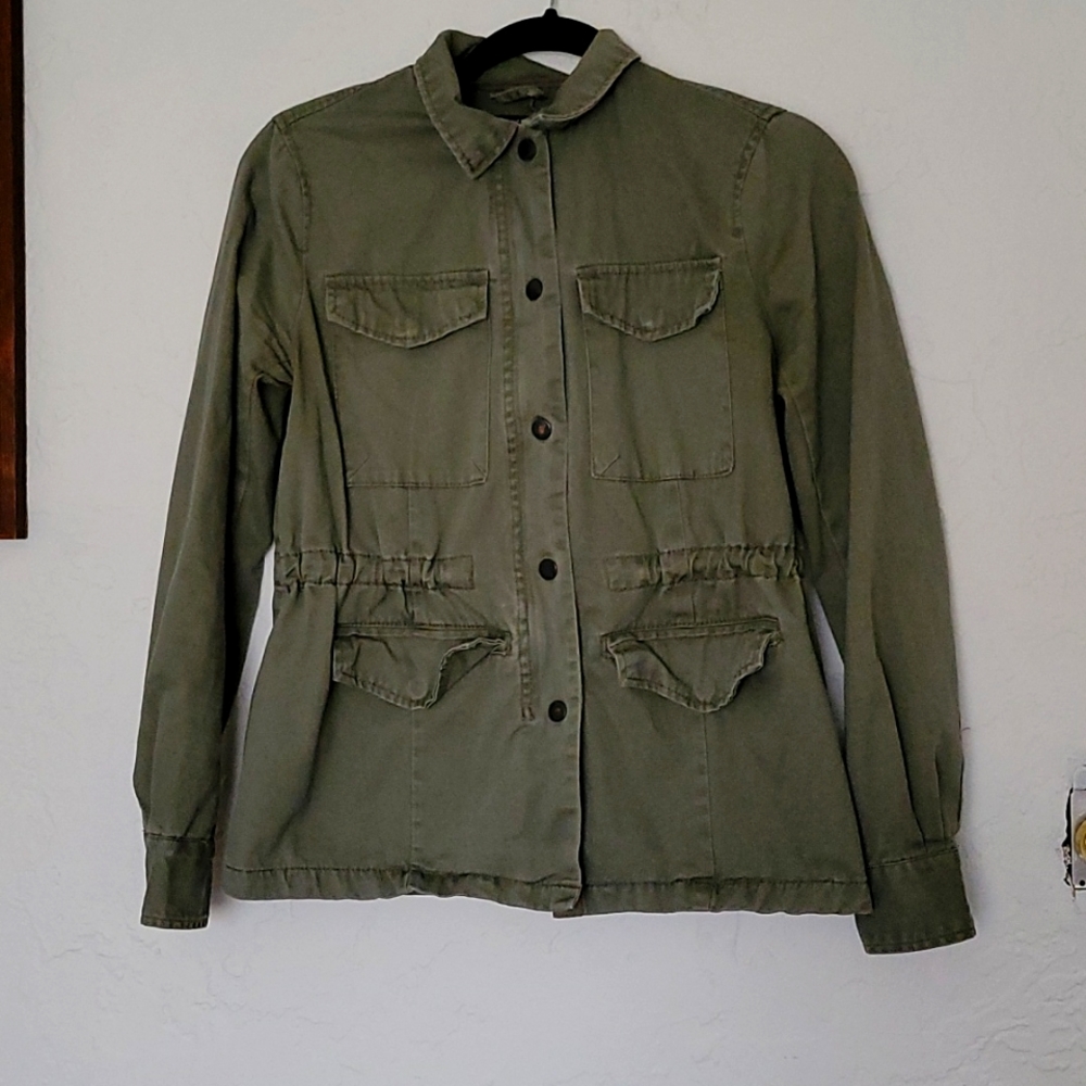 Army green jacket